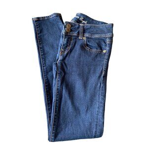 American Eagle Skinny Stretch Denim Jeans Size 0 Regular
